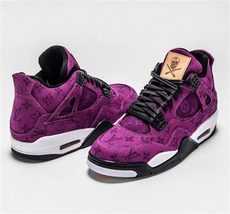 lv x jordans|louis vuitton pink jordan 4.